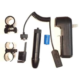 Đèn Laze tia xanh và đỏ pin sạc định vị 2