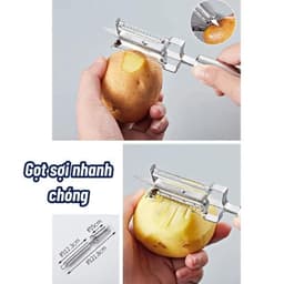 Bộ Dao 5 món Gọt Vỏ Cao Cấp Inox Đa Năng - Gọt Hoa Quả & Tách Hạt 8