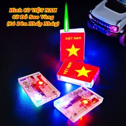 HCM Bật Lửa Hình Cờ Đỏ Sao Vàng Việt Nam Các Loại 6