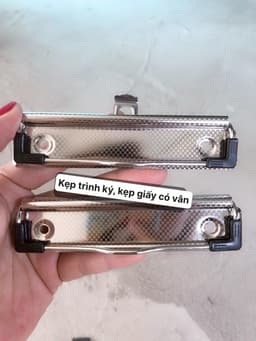Combo 10c Kẹp giữ giấy - Khoá kẹp trình ký - Kẹp giấy bảng quảng cáo, thông báo, kế hoạch, bầu cử ... 1