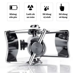 Dụng cụ tỉa lông mũi cầm tay an toàn, không đau, bằng thép không gỉ, vệ sinh hiệu quả cho người dùng 2