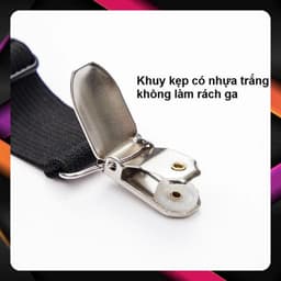 Kẹp ga giường 4 chiều chắc chắn giúp giữ drap phẳng, ngăn chặn xê dịch hiệu quả 6