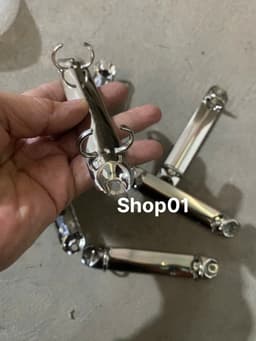 (lỗ 2cm) Combo 10c Kẹp giữ giấy 2 nhẫn chữ o lỗ 2cm - Khoá kẹp còng nhẫn- Gáy sổ còng - Kẹp giấy bảng quảng cáo, thông báo, kế hoạch ... 6