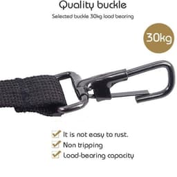 Thắt lưng công cụ đa năng đen với các ngăn chứa dụng cụ và dây đeo chắc chắn. 3