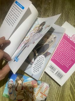 Bộ 2q vở Novel AMAGI Công Viên Rực Rỡ tập 1,2 kèm phụ kiện 7