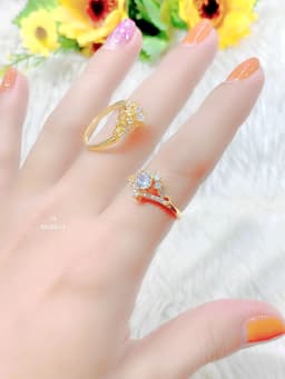 Nhẫn Nữ Mạ Vàng Kiểu Đơn Giản Hàn Quốc N858 - 54  - Mang đi chơi, đi tiệc đều đẹp- Tubi Cony 1