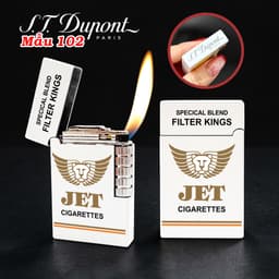bật lửa S.T.Dupont M-102 hình gói det - xài gas 2