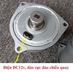 Động cơ lệch tâm nam châm vĩnh cửu, có chổi than tốc độ cao 6