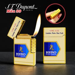 bật lửa S.T.Dupont M-99 hình gói hero - xài gas 2