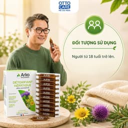 Thực phẩm bảo vệ sức khỏe ARKOFLUIDES DETOXIFIANT HEPATIQUE (Hộp 20 ống) 5
