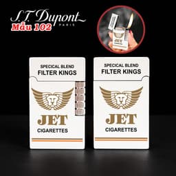 bật lửa S.T.Dupont M-102 hình gói det - xài gas 4