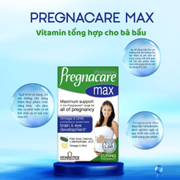 Viên bổ sung vitamin và khoáng chất cho phụ nữ mang thai Pregnacare Max Vitabiotics (84 viên) 2