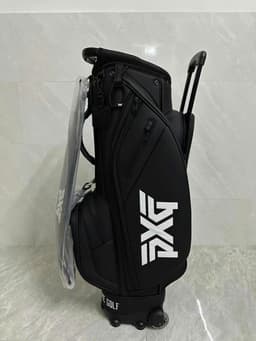 Pxg Golf Club Bag Made of High-Quality Pu Leather, Can Hold a Full Set of 14 Clubs, with Wheels and a Pull Handle. 5