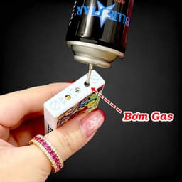 bật lửa S.T.Dupont M-96 hình gói marlboro xanh - xài gas 5