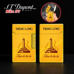 bật lửa S.T.Dupont M-97 hình gói Thăng Long - xài gas 4