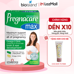 Viên bổ sung vitamin và khoáng chất cho phụ nữ mang thai Pregnacare Max Vitabiotics (84 viên) 1