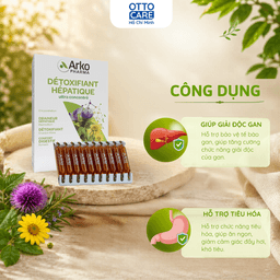 Thực phẩm bảo vệ sức khỏe ARKOFLUIDES DETOXIFIANT HEPATIQUE (Hộp 20 ống) 2
