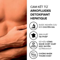 Thực phẩm bảo vệ sức khỏe ARKOPHARMA ARKOFLUIDES DETOXIFIANT HEPATIQUE - Hỗ trợ giải độc gan (Hộp 20 ống) 4