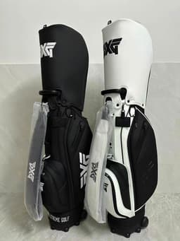 Pxg Golf Club Bag Made of High-Quality Pu Leather, Can Hold a Full Set of 14 Clubs, with Wheels and a Pull Handle. 6