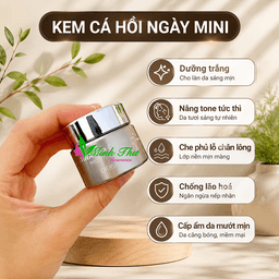 Kem Cá Hồi Nâng Tông Cre8Skin Hwa Sa A Cream Brightening Tone Up Mini 20g 5
