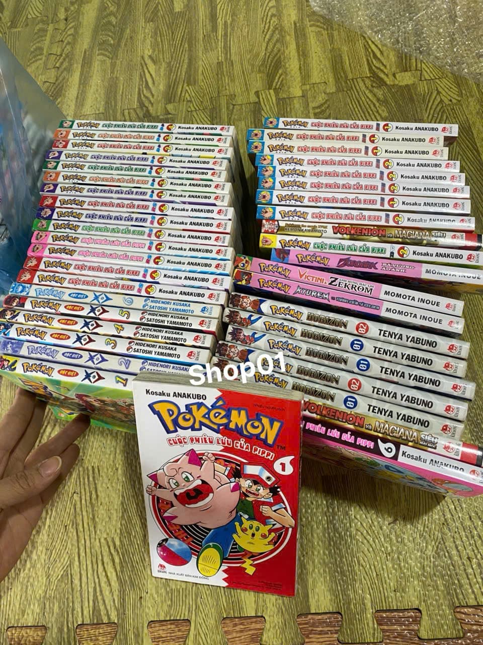 Combo vở Pokemon Cuộc phiêu lưu của Pippi RS HGSS DP ..