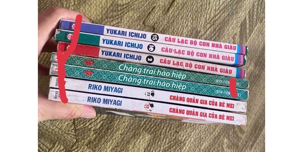 Combo 7q vở chàng trai hào hiệp, câu lạc bộ con nhà giàu, chàng quản gia bé mei