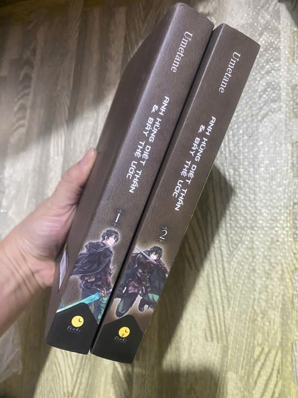 Combo 2q vở novel Anh Hùng Diệt Thần Và Bảy Thệ Ước