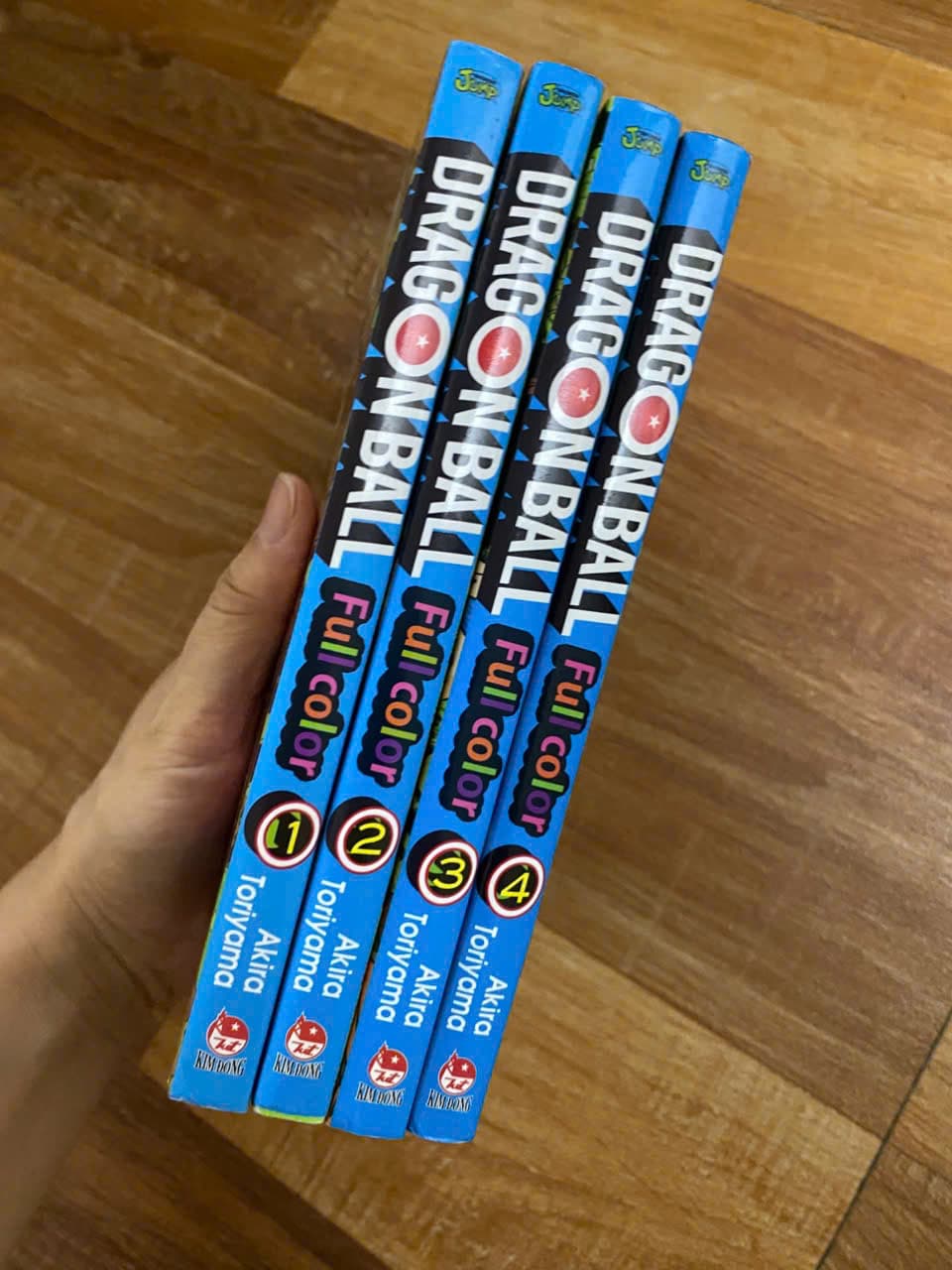 Bộ 4q vở Dragon ball color phần 1 Tập 1-4