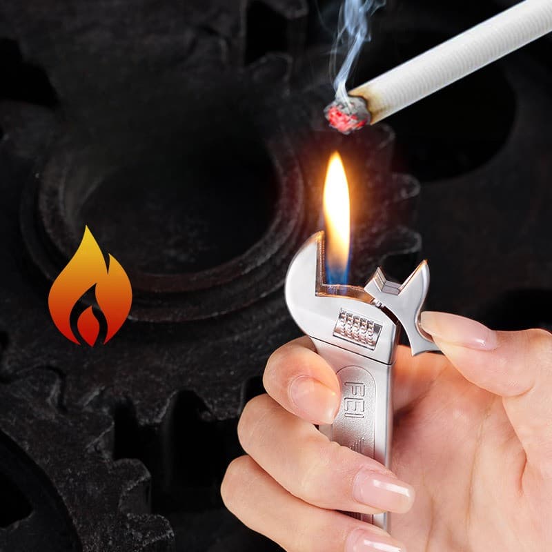 HCM Bật Lửa Kim Loại Xài Gas Hình Các Cờ Lê