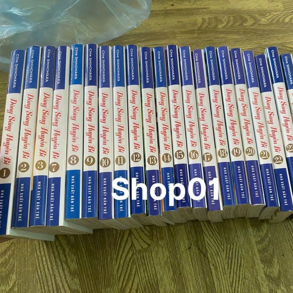 Lẻ vở Dòng sông huyền bí gáy xanh tập 1,2,3,4,5,6,7,8,9,10 ...