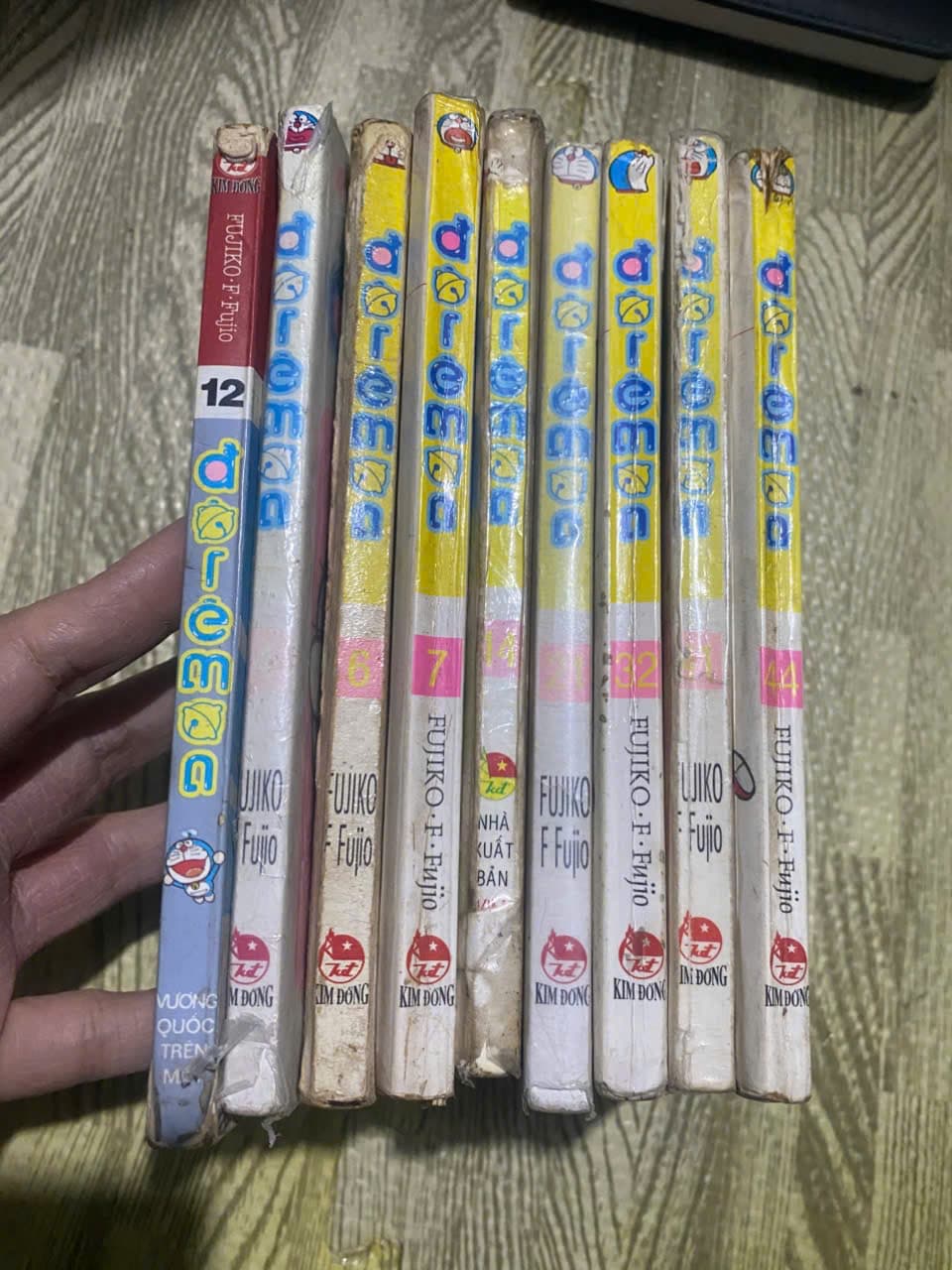 Combo 9q vở Doraemon Doremon xuôi chất lượng xấu