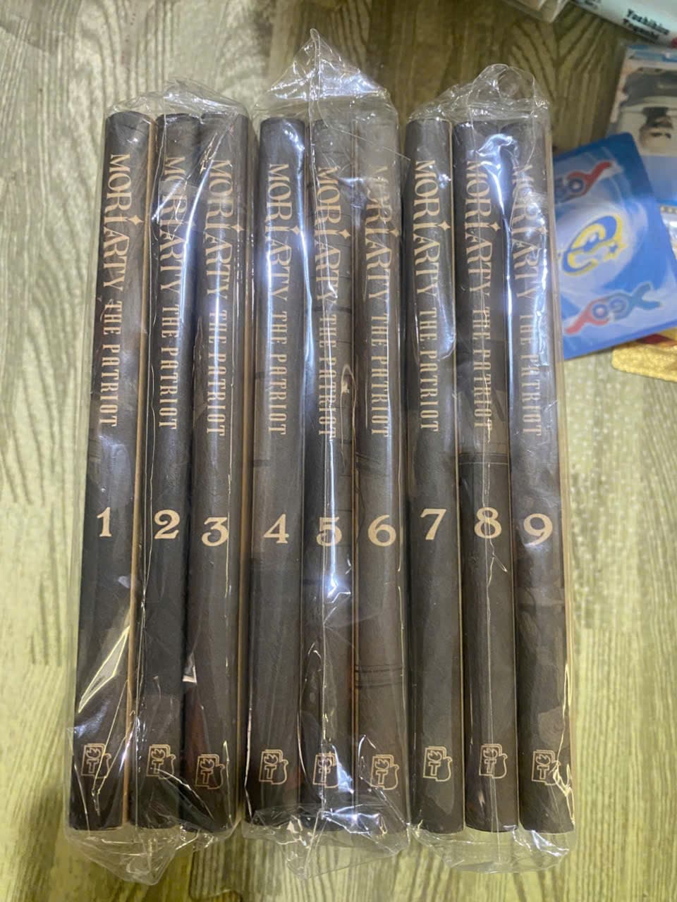 Combo Vở tr.tranh Mori Moriarty The Patriot 1,2,3,4....