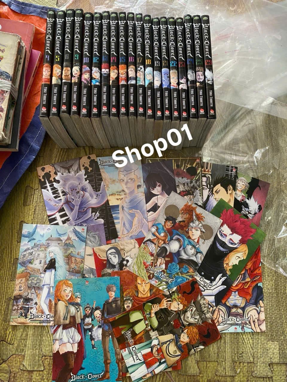 Combo vở Black Clover BlackClover kèm phụ kiện