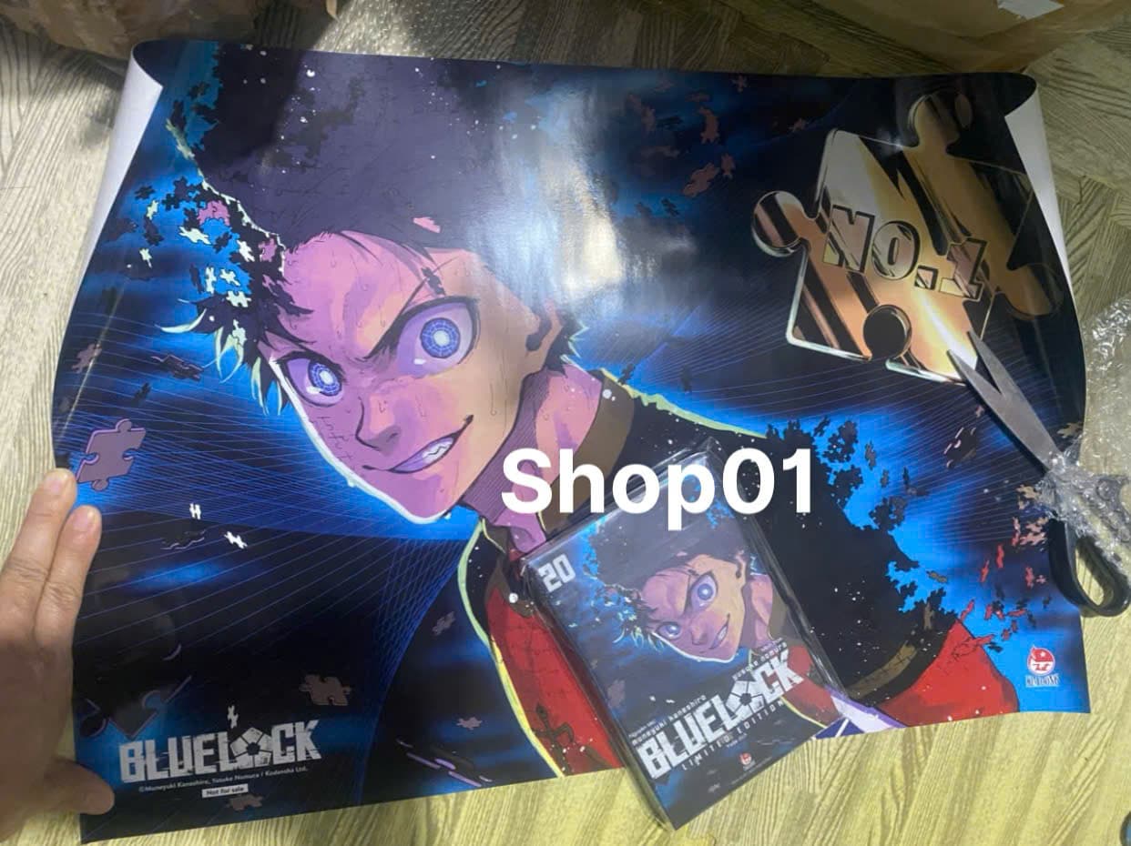 (20lim) Vở Blue Lock Bluelock 20 limited